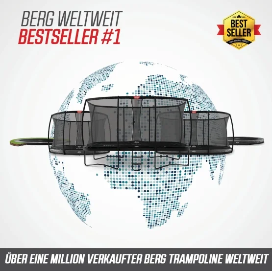 Berg Grand Elite 520 Grey incl. Safety Net Deluxe (2024)